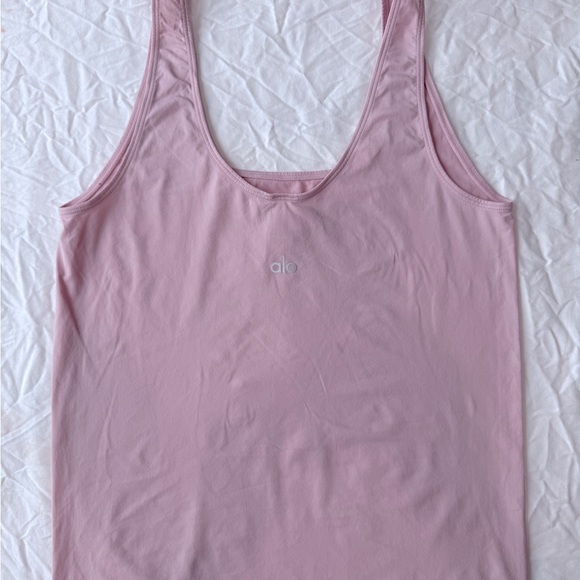 🆕 ALO Yoga Sheer Glow Tank in Ballet Pink • Sz M • MSRP: $58 - Picture 4 of 6